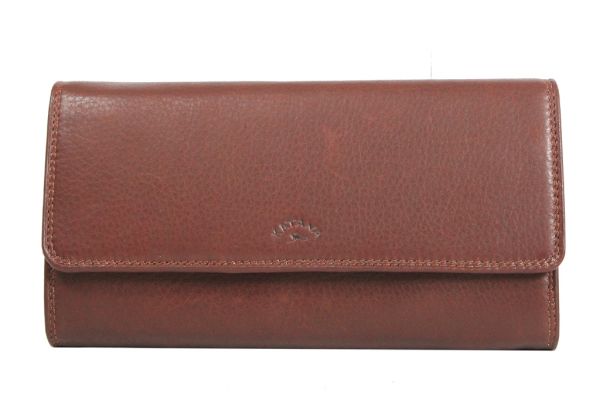 Porte-documents Tout-en-un Katana En Cuir De Vachette - Dimensions 12x19 Cm, Couleur Rouge