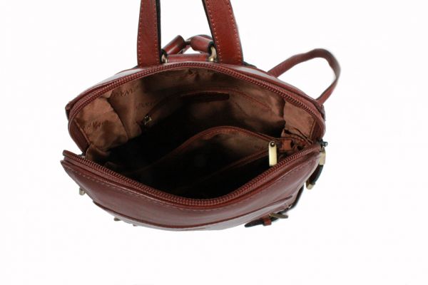 Sac à dos Katana K 82358 Cuir de Vachette collet  - intérieur