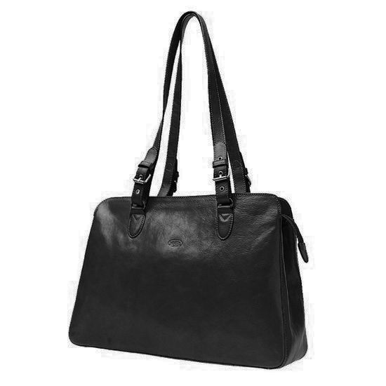 Sac shopping Katana K 82365  Cuir de Vachette collet - Noir