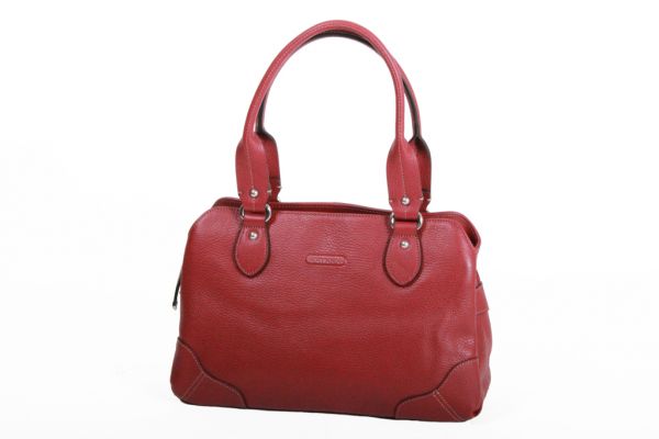 Sac Shopping Katana Cuir de Vachette grainé K 83502 - Rouge