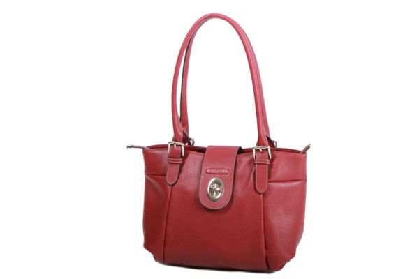 Sac Shopping Katana Cuir de Vachette grainé K 83505 rouge