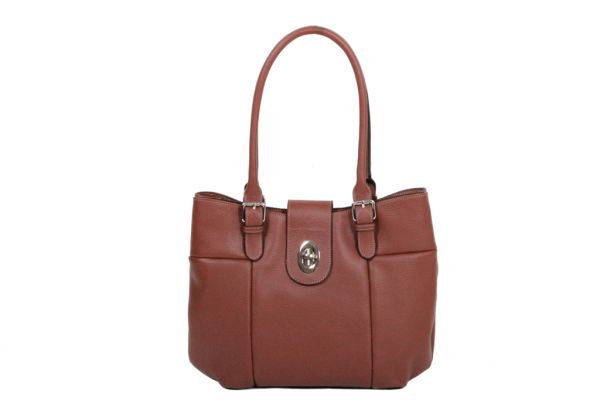 Sac shopping Katana Cuir de Vachette grainé K 83508 marron