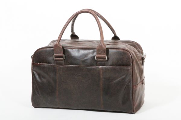 Sac de Voyage Weekender Gérard Henon Outland GH 8389 Cuir de Vachette vieilli pleine fleur