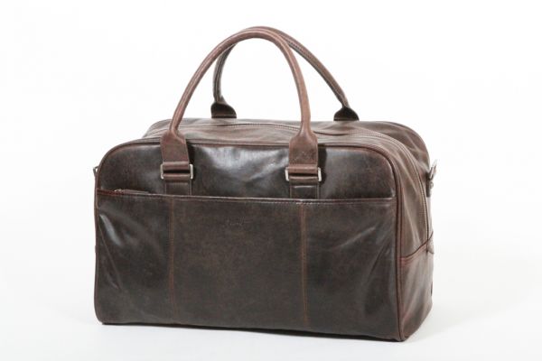 Sac de Voyage Weekender Gérard Henon Outland  GH 8389 Cuir de Vachette vieilli pleine fleur