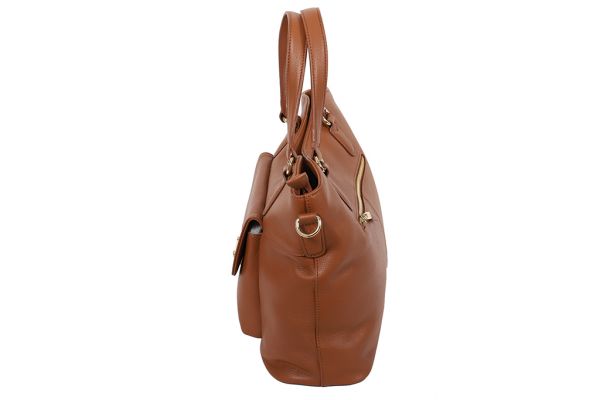 SAC SHOPPING KATANA CUIR DE VACHETTE SOUPLE 89705 