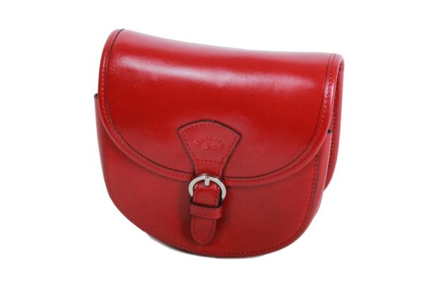 Besace Katana Cuir de Vachette collet K 98221 Rouge