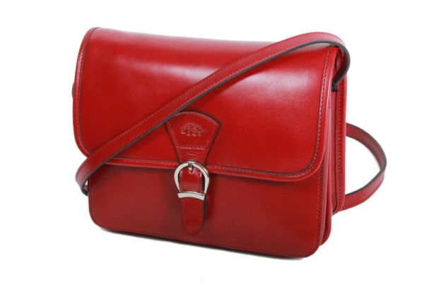 Besace Katana Cuir de Vachette collet K 98222 - Rouge