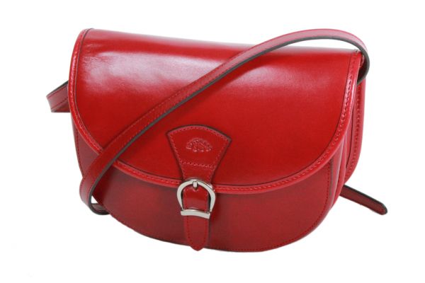 Besace Katana Cuir de Vachette collet K 98223 - Rouge