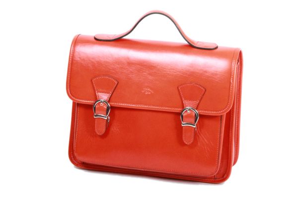 Cartable Katana Cuir de Vachette collet K 98225 Orange