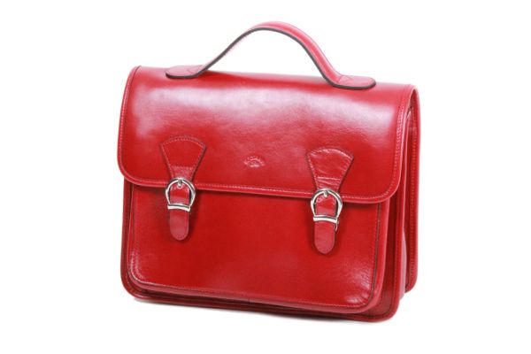 Cartable Katana Cuir de Vachette collet K 98225 Rouge