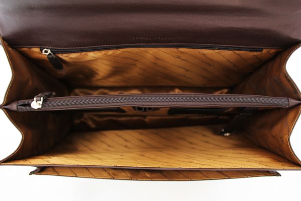 Cartable Softline Gérard Henon GH 2526 Cuir de Vachette lisse souple