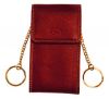 Porte-clés Katana K 153025 Cuir de Vachette gras - Rouge