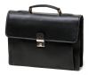Cartable Softline Gérard Henon GH 2525 Cuir de Vachette lisse souple Noir