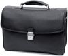 Cartable Gérard Henon cuir de vachette grainé 2948 noir