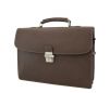 Cartable Gérard Henon Audace croûte de cuir 3026 face - Marron