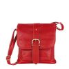 Besace à bandoulière Katana Cuir de Vachette gras K 32901 - Rouge