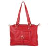 Sac shopping Katana K 32907 Cuir de Vachette gras - Rouge