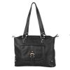 Sac shopping Katana K 32907 Cuir de Vachette gras - Noir