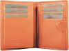 Porte-cartes Gérard Henon Softline GH 33552 Cuir de Vachette Lisse - Orange