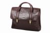 Cartable Katana 1 soufflet Cuir de Vachette gras K 36840 - Chocolat