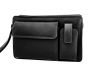 Pochette à glissière Katana K 62539 Cuir de Vachette lisse - Noir