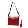 Sac à main Katana en cuir de Vachette collet K 82361 - Rouge