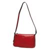 Besace Katana en cuir de Vachette collet K 82511 - Rouge