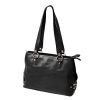 Sac shopping Katana en cuir de Vachette collet K 82617 - Noir