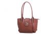 Sac Shopping Katana Cuir de Vachette grainé K 83505 marron