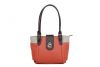 Sac Shopping Katana Cuir de Vachette grainé K 83505 orange